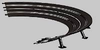 High banked curve 2/30� for 4 lanes, 6 Pieces