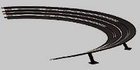 High banked curve 4/15, 12 Pieces