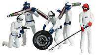 Set of figures, mechanic blue/white