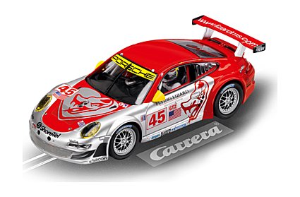 Porsche 997 GT3 RSR Flying Lizard 1/24 Digital w/lights * (2010)  (can also be run on analog tracks)
