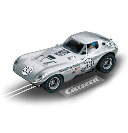 Cheetah '66 silver, 1/24 digital w/lights (2010) (can also be run on analog tracks)
