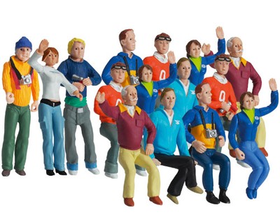 Set of Figures, 15 Pieces
