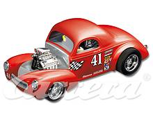 '41 Willys Coupe HotRod, High Performance, lights  1/32   Digital upgrade ready