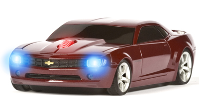 Maroon Chevy Camaro Series Car Mouse.