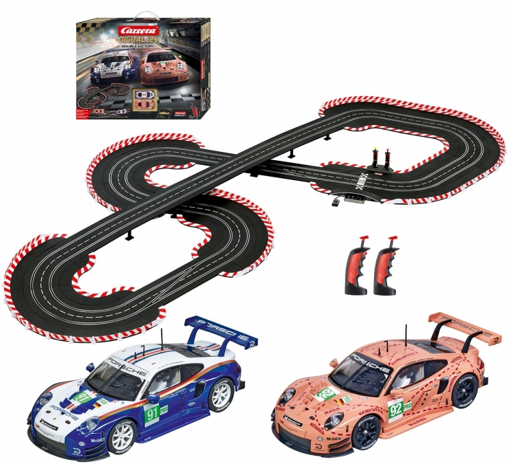 Carrera 23628 Double Victory Set, Digital 1/24 w/Lights and Wireless  Controllers