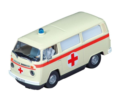 Carrera 27794 VW BUS T2b "Ambulance, Red Cross", Evolution 1/32 w/Lights