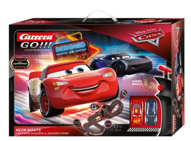 Carrera 62477 Disney Cars - Neon Nights Set, GO!!! 1/43