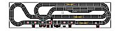 Complete Carrera Digital 132 - 4x16 ft Track Layout