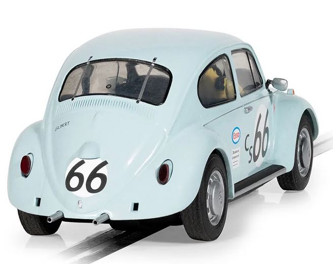 Scalextric C4498 VW Beetle 1:32 Slot Car – Light Blue #66, 2024 Release