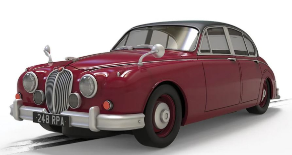 Scalextric C4502 Jaguar Mk II - Inspector Morse, DPR, 1/32 Scale w/Lights