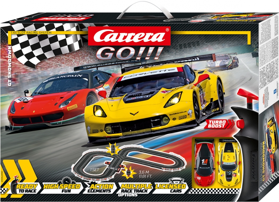 Carrera 62490 GT Showdown Set, GO!!! 1/43