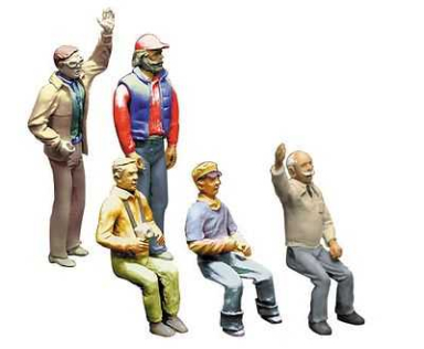 Carrera 21106 Set of Figures, 5 Pieces 1:32 scale, Bargain Lot