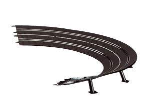 Carrera 20575 High Banked Curve 2/30&#176;, 6 Pieces - Digital 124/132 & Analog