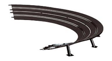 Carrera 20575 High Banked Curve 2/30°, 6 Pieces - Digital 124/132 & Analog