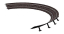 Carrera 20579 High Banked Curve 4/15&#176 , 12 Pieces - Digital 124/132 & Analog