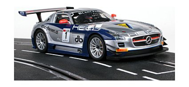 Carrera 23791 Digital 1/24 Mercedes-Benz SLS GT3 w/Lights, Bargain Lot Item