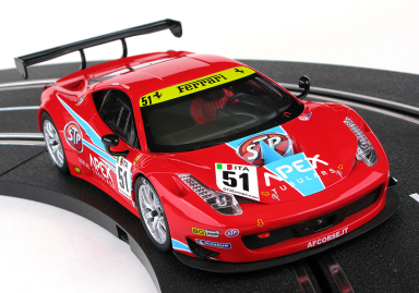 Carrera 23804 Ferrari 458 Italia GT3 "AF Corse No.51", Digital 1/24 w/Lights, Bargain Lot Item