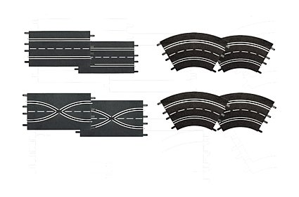 Carrera 26953 Track Extension Set 1 (Digital 124/132, Evolution, Exclusiv)