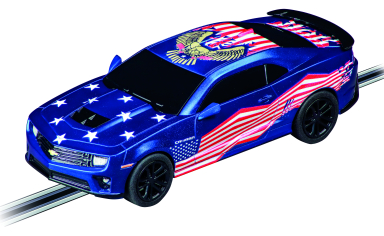 Carrera 64290 Chevrolet Camaro Stars 'n Stripes, GO!!! 1/43