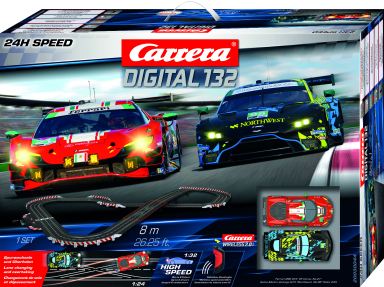 Carrera 30044 24H Speed w/Lights and Wireless, Digital 132 Set