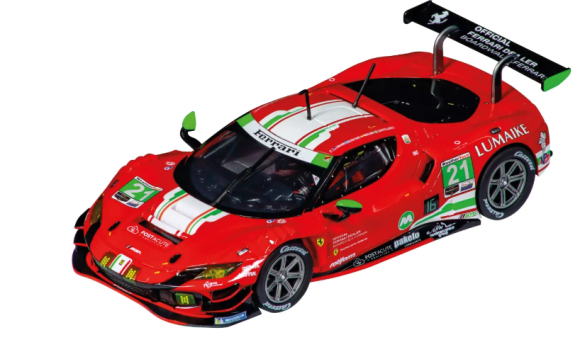 Carrera 27762 Ferrari 296 GT3 "AF Corse, No.21", Evolution 1/32 w/Lights