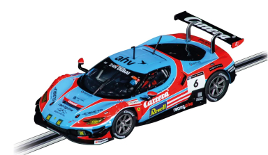 Carrera 27800 Ferrari 296 GT3 "Carrera, No. 6" 24H Dubai, Evolution 1/32 w/Lights