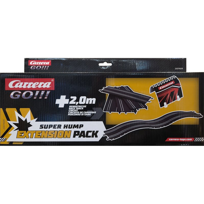 Pack D'extension Carrera GO GT Racer - Agrandissement Circuit Voitures - Compatible Carrera GO / GO+ - Échelle 1:43