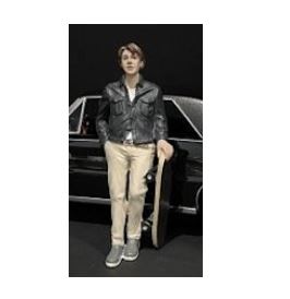 American Diorama T38342 Skateboarder, Male Figure III, 1/24 Scale