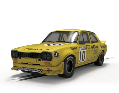 Scalextric C4590 Ford Escort MK1 - All Car Equipe - Nick Whiting, DPR w/Front, Rear and Flashing Lig