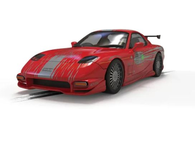 Scalextric C4592 The Fast and the Furious - Mazda RX7 - Dom Toretto, DPR, 132 Scale w/Lights