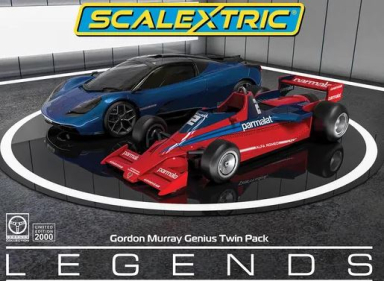 Scalextric C4601A Gordon Murray Design Genius Twin Pack, 132 Scale w/Lights