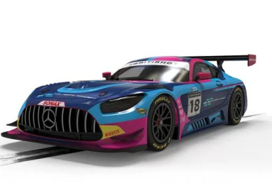 Scalextric C4623 Mercedes AMG GT3 - British GT 2024 - 2Seas Motorsport, DPR, 132 Scale w/Lights