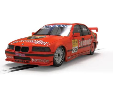 Scalextric C4624 BMW E36 320i - STW 1996 - Jagermeister, DPR, 132 Scale w/Lights