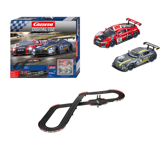 Carrera 30188 GT Championship Set, Digital 132 w/Wireless Controllers and Lights