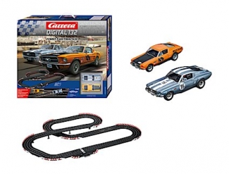 Carrera Digital 132 30451 Ford Mustang GT ROT UMBAU LICHT USA only 
