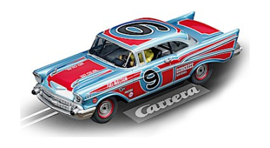 Carrera 30759 Chevrolet Bel Air "Oval Racer", Digital 132 w/Rear Lights, Bargain Lot Item