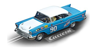 Carrera 30795 Chevrolet Bel Air '57 "No.90", Digital 132 w/Rear Lights, Bargain Lot Item
