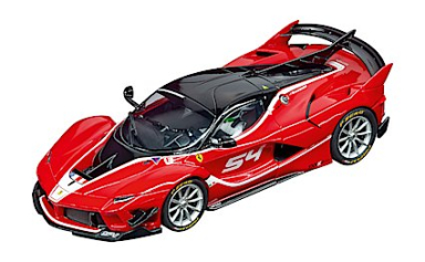Carrera  30894 Ferrari FXX K Evoluzione "No.54", Digital 132 w/Lights, Bargain Lot Item