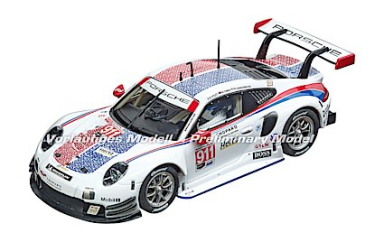 Carrera 30915 Porsche 911 RSR Porsche GT Team #911, Digital 132 w/Lights, Bargain Lot Item