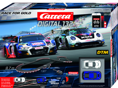 Carrera 30040 Race for Gold w/Lights and Wireless, Digital 132