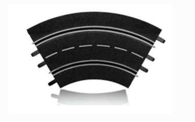 Carrera 20571 Curve 1/60°  3 Pieces - Digital 124/132 & Analog