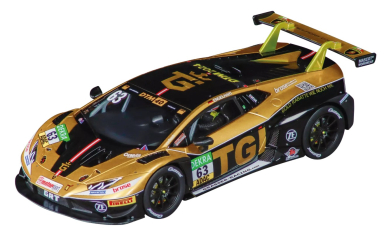 Carrera 23986 Lamborghini Huracan GT3 Evo2 "GRT Grasser Racing, No.63" DTM 2024, Digital 1/24 w/Lig