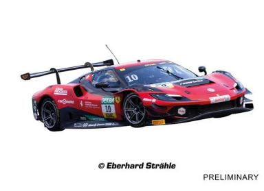 Carrera 24016 Ferrari 296 GT3 "Emil Frey Racing, No.10", DTM, Digital 124 w/Lights
