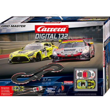 Carrera 30050 Grid Masters, Digital 132 Set w/Wireless Controllers and Lights