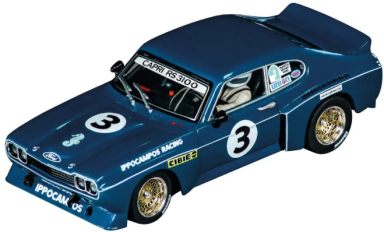 Carrera 32080 Ford Capri RS 3100 "Ippocampos Racing, No.3", Digital 1/32 w/Lights
