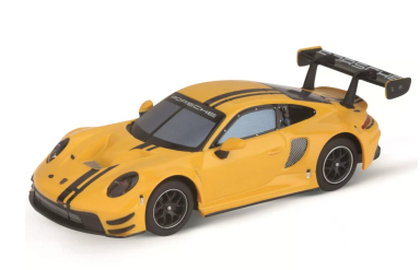 Carrera 51001 Porsche 911 GT3 R "Speed Yellow", Hybrid 1/50 Scale w/Lights