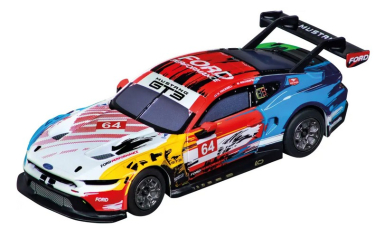 Carrera 51018 Ford Mustang GT3 "Champion Spirit, No.64", Hybrid 1/50 Scale w/Lights
