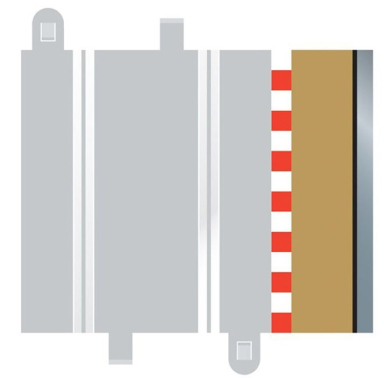 Scalextric C8223 132 Scale Half Straight Borders (4), Bargain Lot