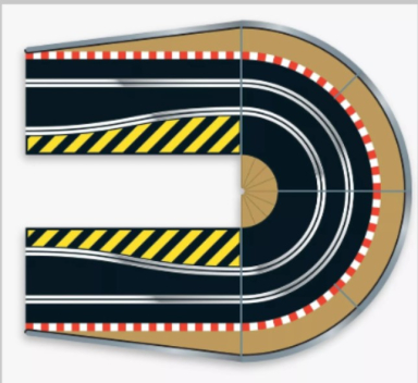 Scalextric C8512 132 Scale, Track Extension Set 3, NO BOX, Bargain Lot
