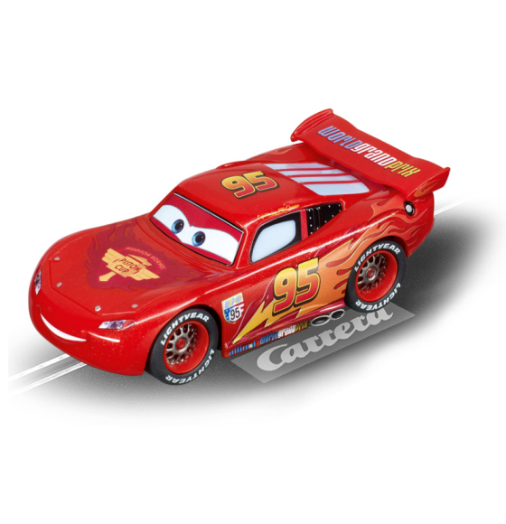 Carrera 62238 Disney Cars 2 Set - Porto Corsa Racing Set, GO!!! 1/43